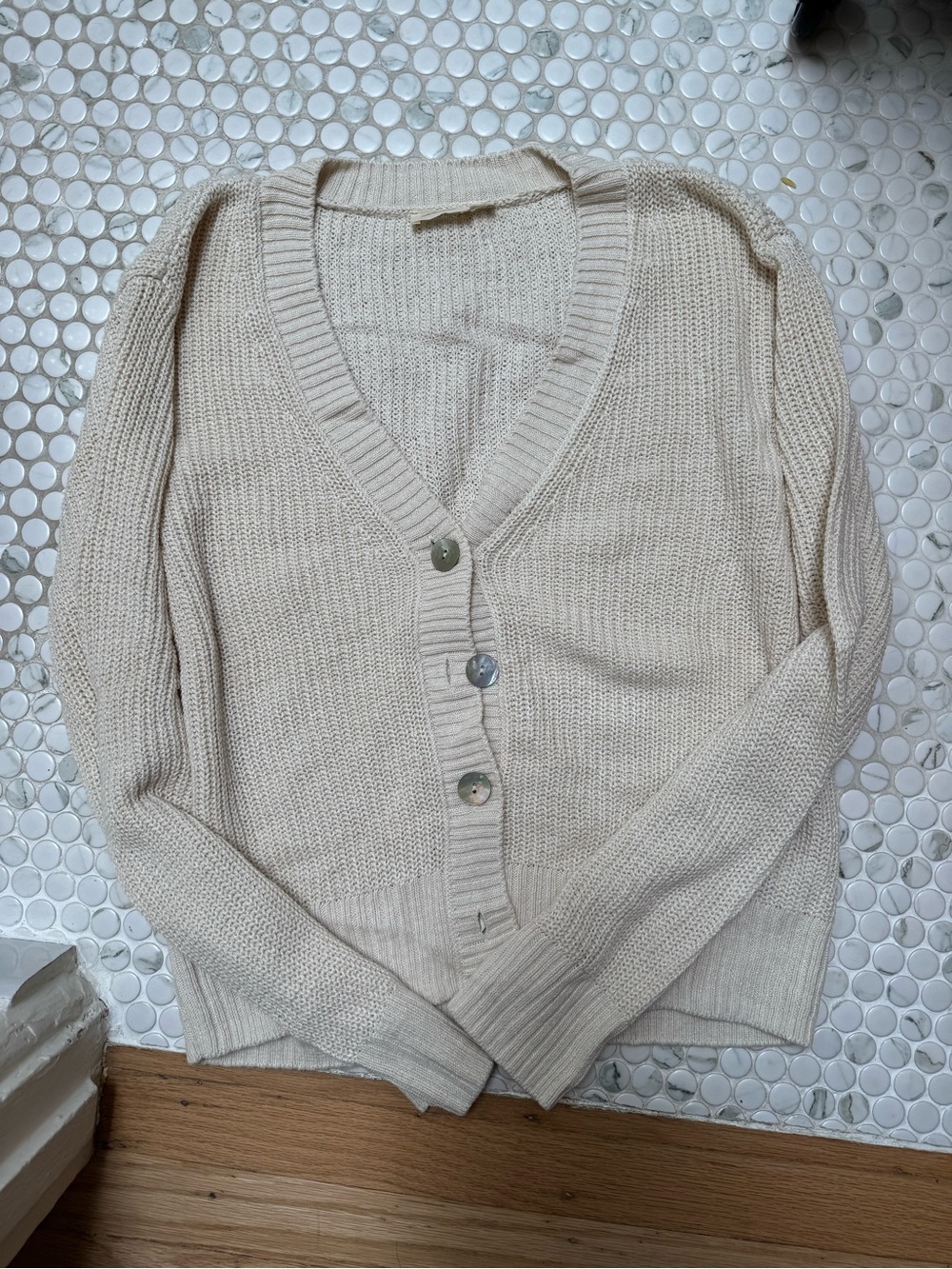 Faherty linen cardigan